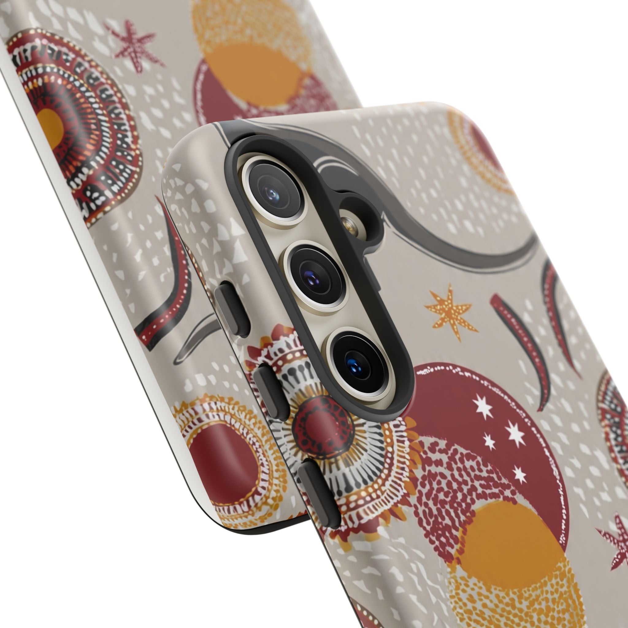 Kangaroo & Koala Aboriginal Dot Art Phone Case – Protective Tough Case