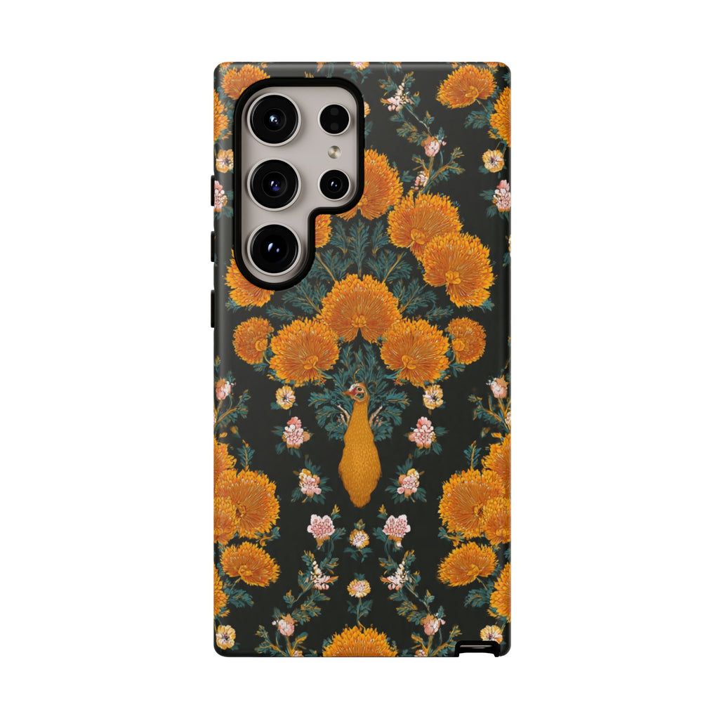 Marigold Mirror Phone Case — Floral Protective Phone Cover