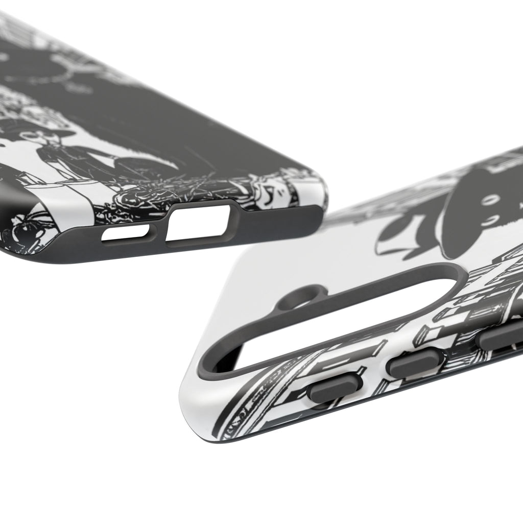 Phone Case — Noir Cat Street Art Design