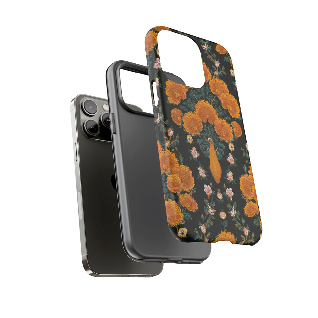 Marigold Mirror Phone Case — Floral Protective Phone Cover