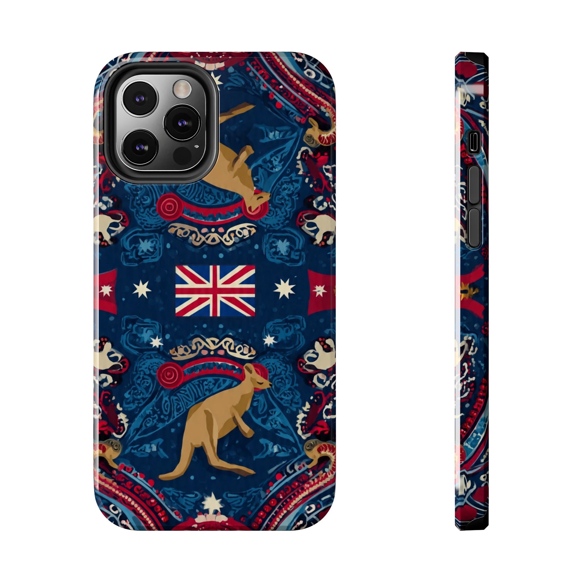 Australian Kangaroo Flag Tough Phone Case - Protective Patriotic iPhone Cover