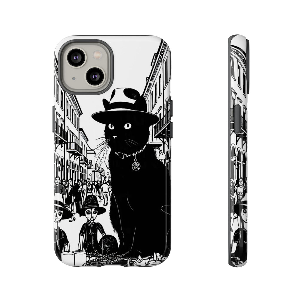 Phone Case — Noir Cat Street Art Design