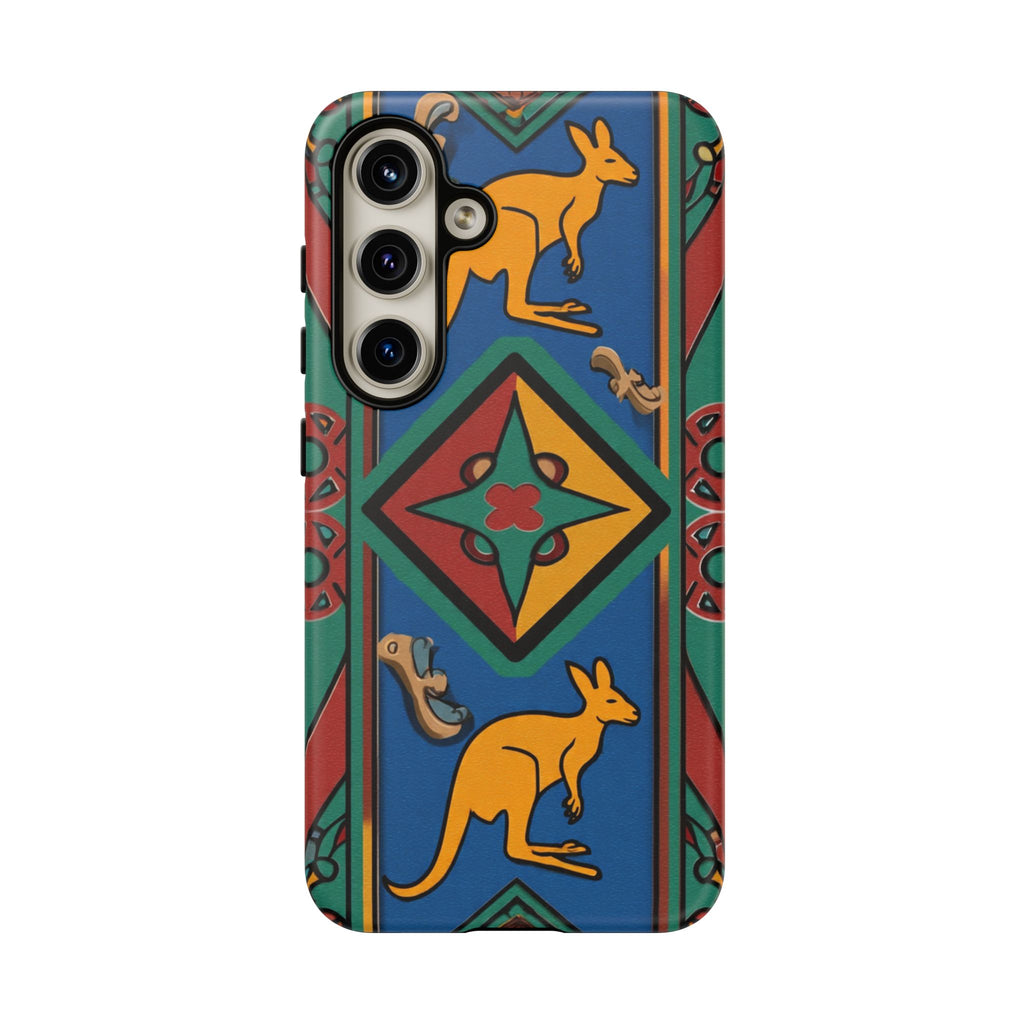 Kangaroo Tribal Pattern Tough Phone Case