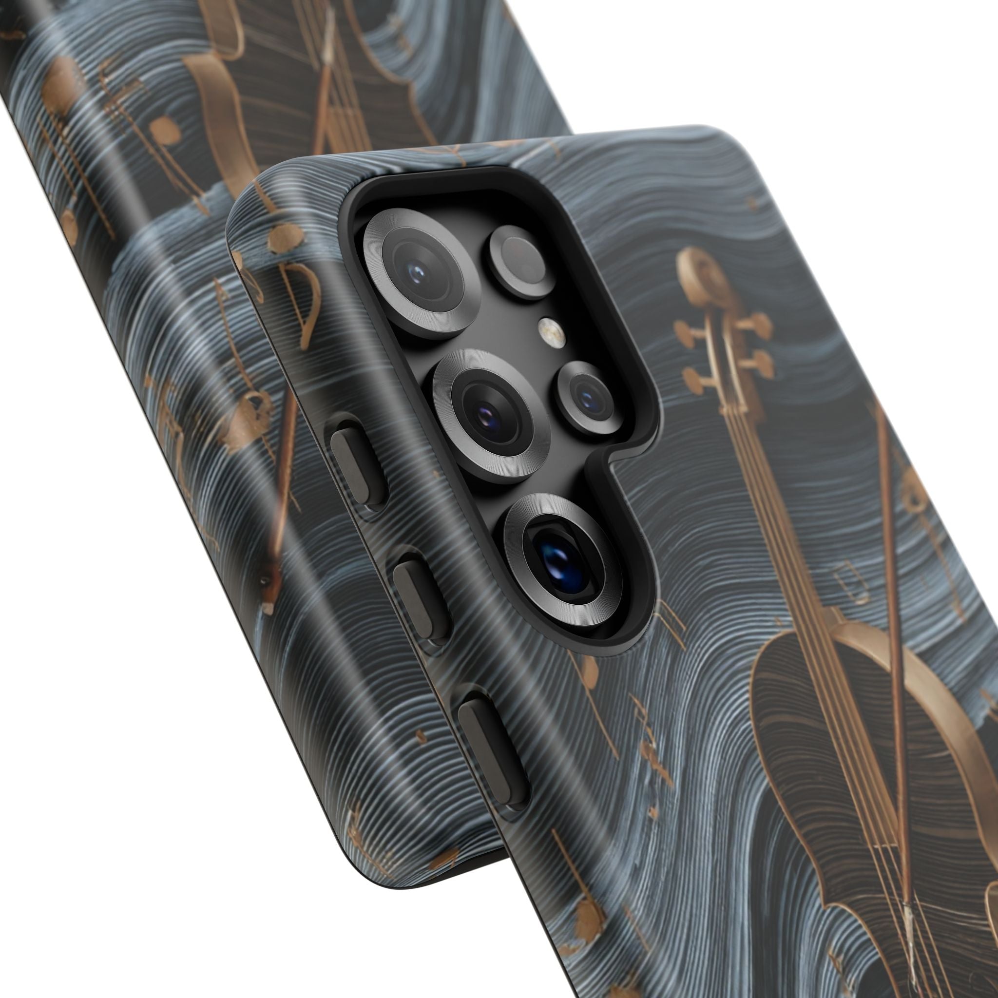 Violin Melody Tough Phone Case — Musical Instrument Art Protective Cover