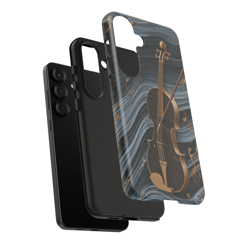 Violin Melody Tough Phone Case — Musical Instrument Art Protective Cover