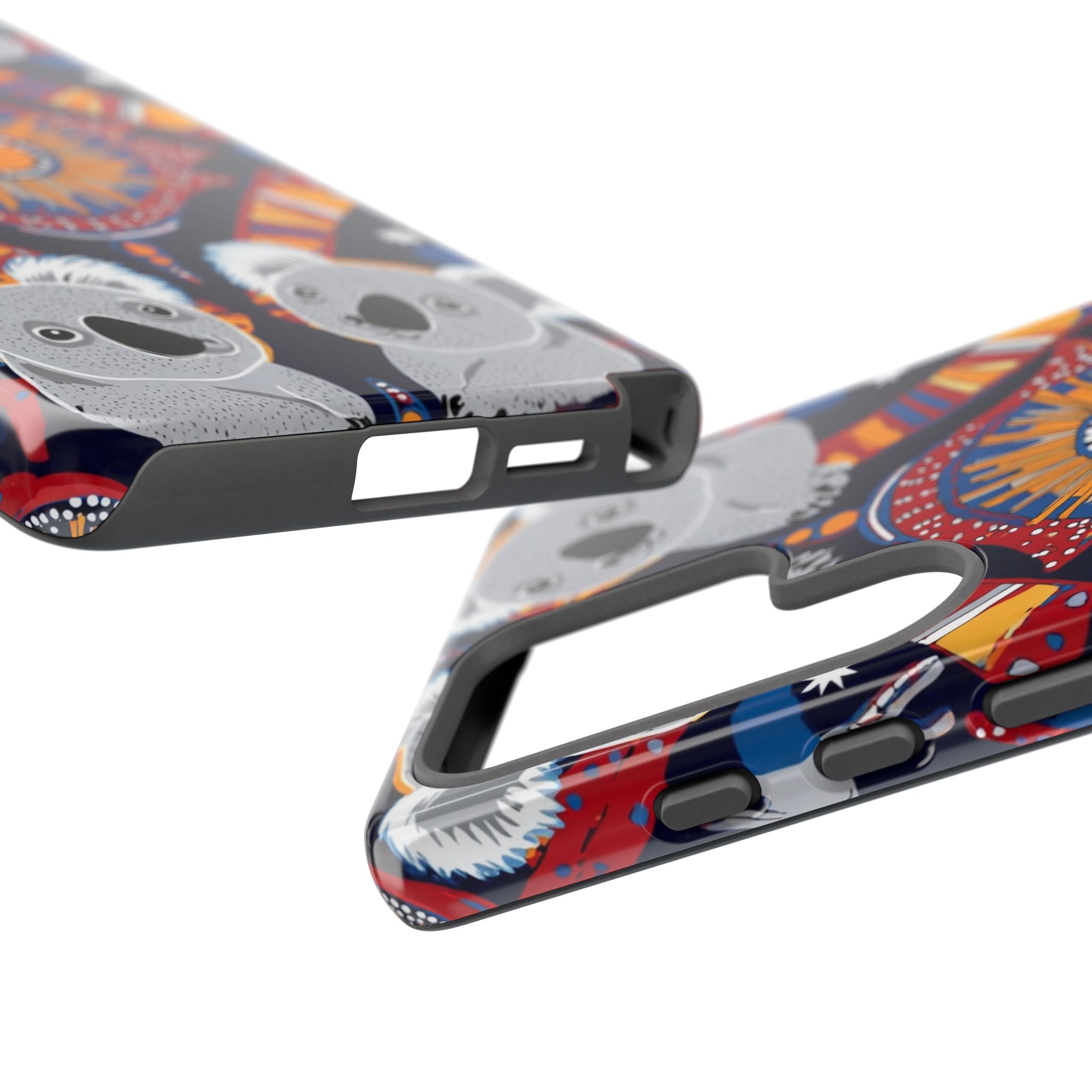 Koala Pattern Phone Case — Cute Indigenous-Inspired Design