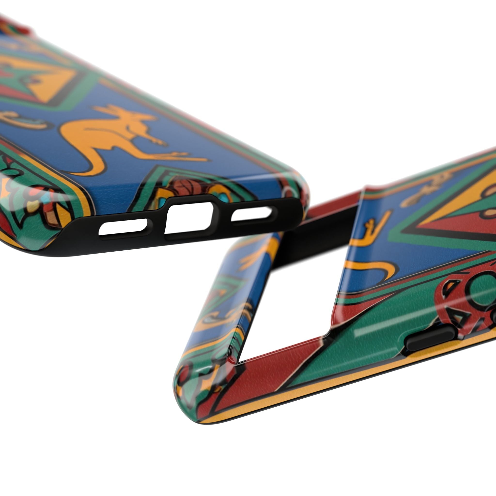 Kangaroo Tribal Pattern Tough Phone Case