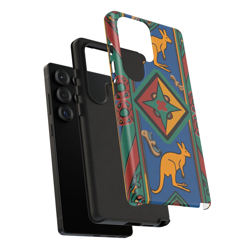 Kangaroo Tribal Pattern Tough Phone Case