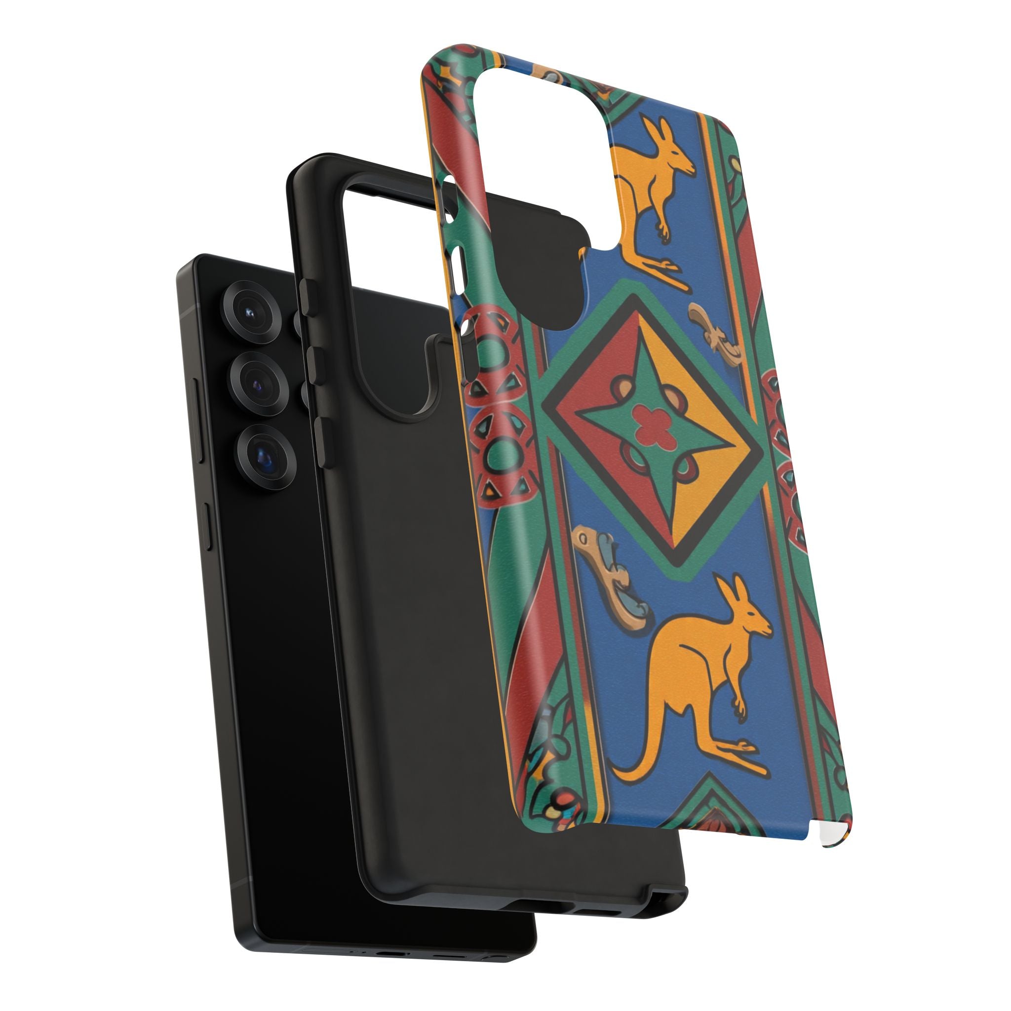 Kangaroo Tribal Pattern Tough Phone Case