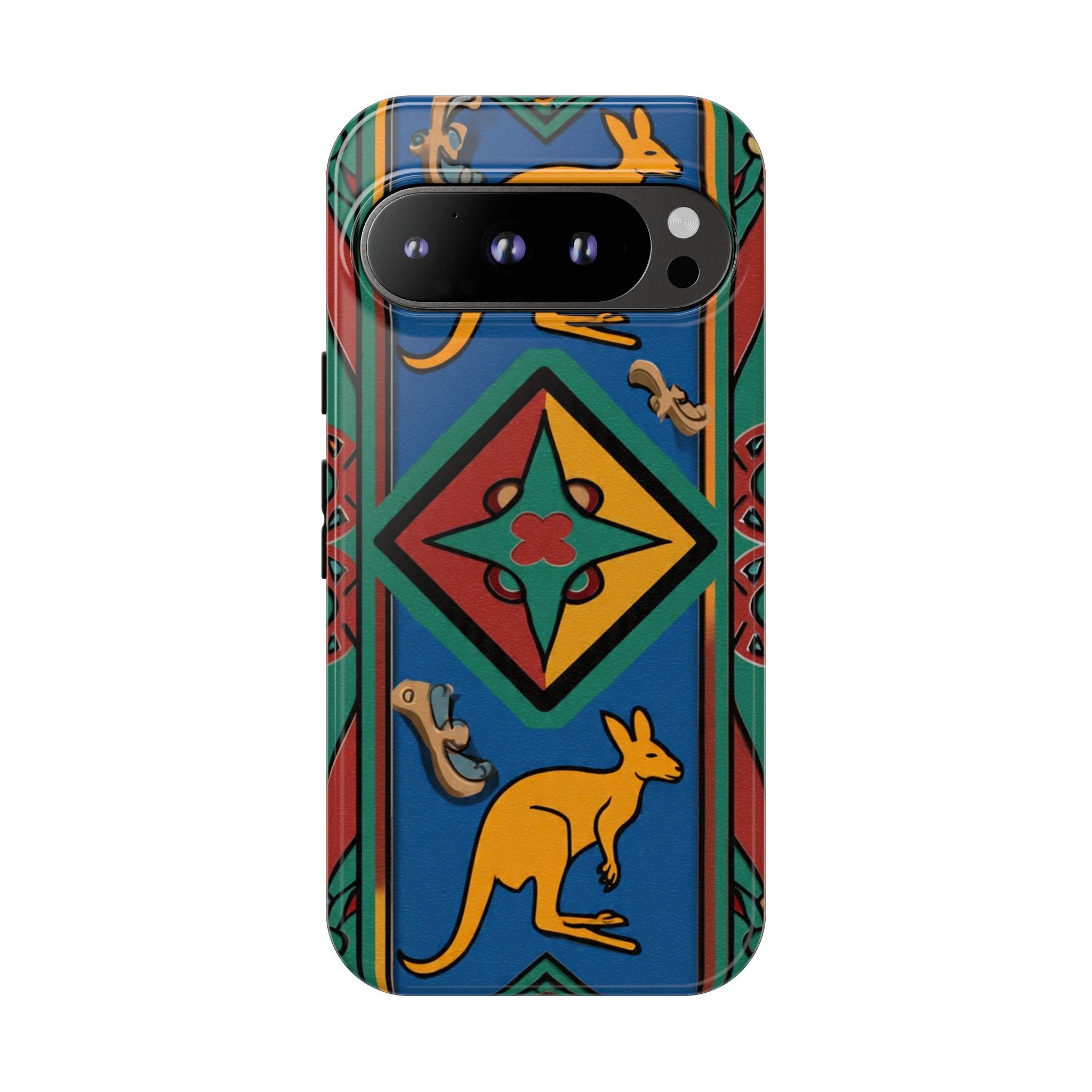 Kangaroo Tribal Pattern Tough Phone Case