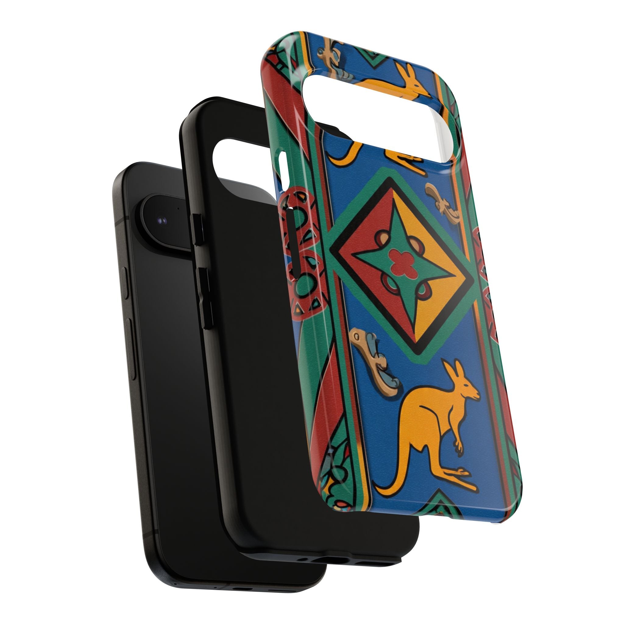 Kangaroo Tribal Pattern Tough Phone Case