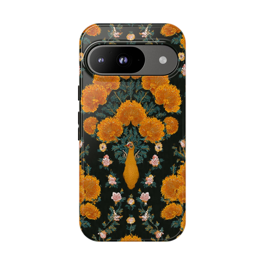 Marigold Mirror Phone Case — Floral Protective Phone Cover