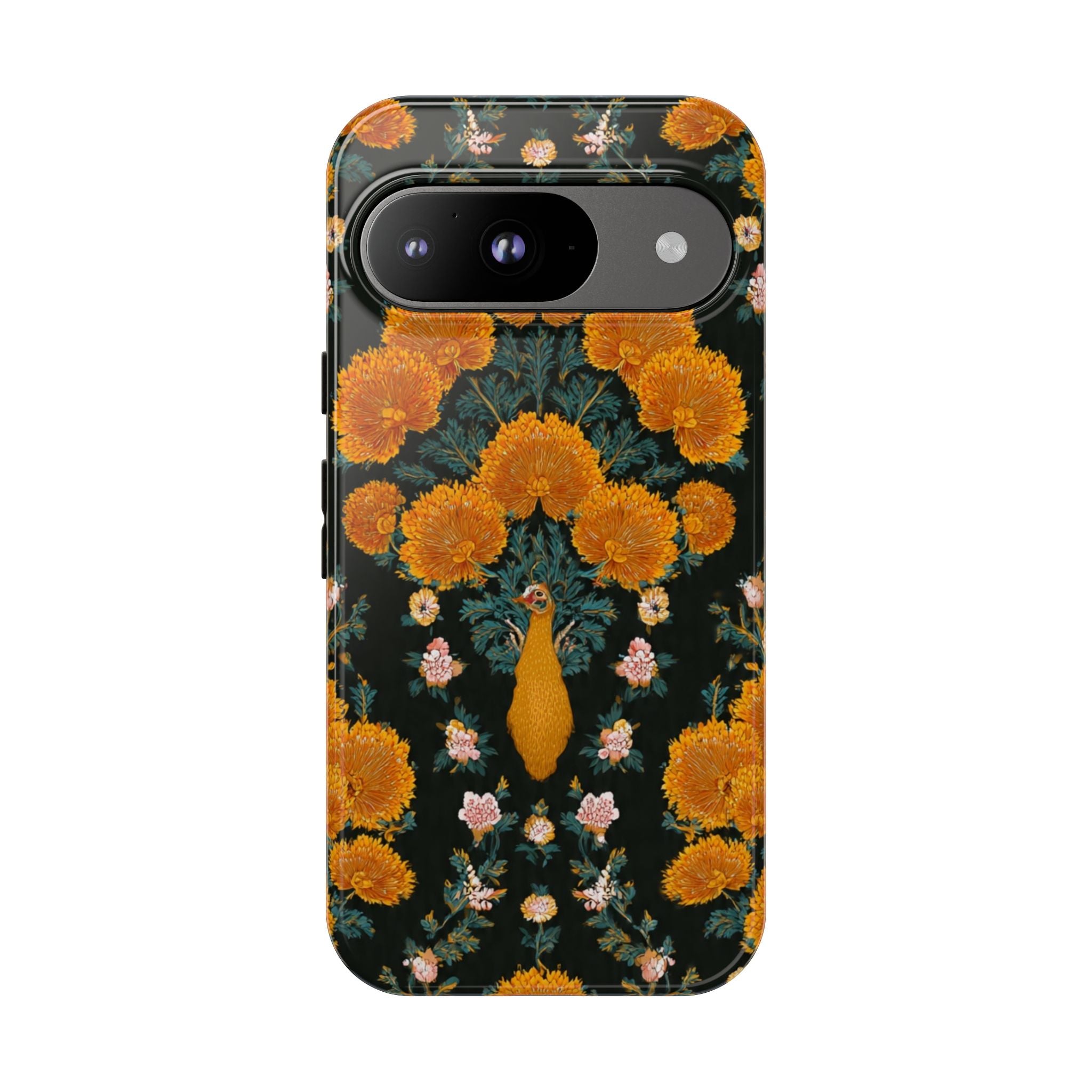 Marigold Mirror Phone Case — Floral Protective Phone Cover