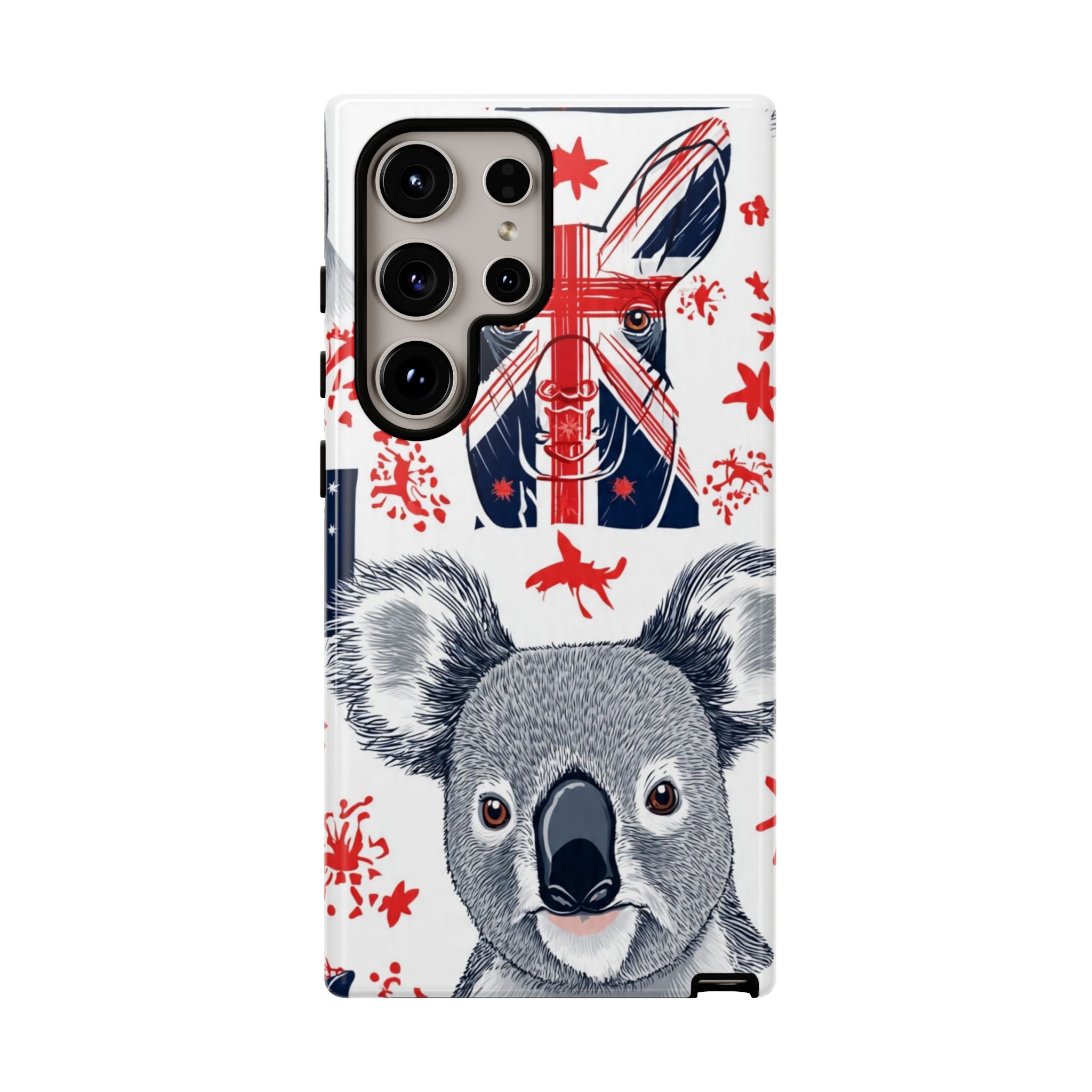 Koala Australia Flag Phone Case - Cute Aussie Animal Protective Case