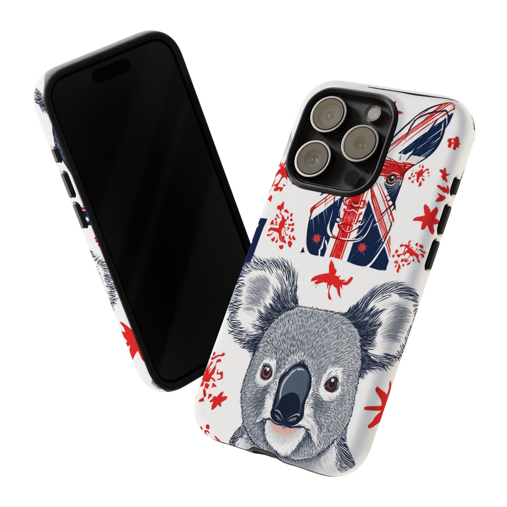 Koala Australia Flag Phone Case - Cute Aussie Animal Protective Case