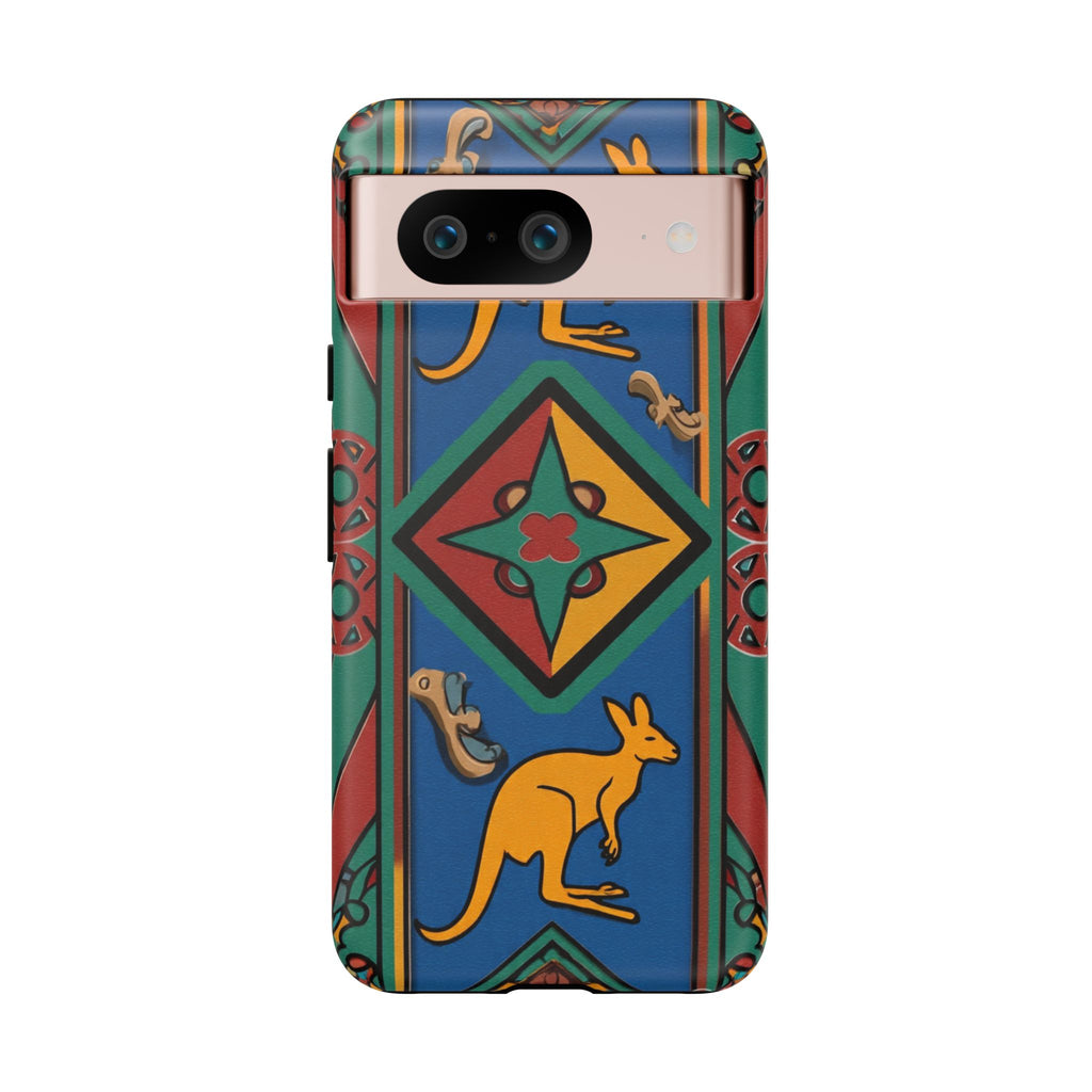 Kangaroo Tribal Pattern Tough Phone Case