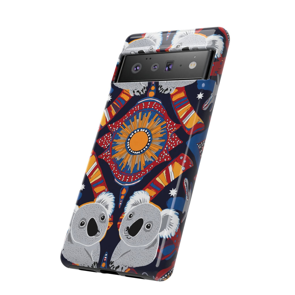 Koala Pattern Phone Case — Cute Indigenous-Inspired Design