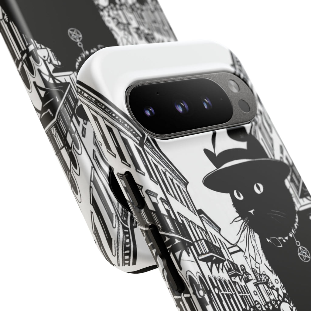 Phone Case — Noir Cat Street Art Design