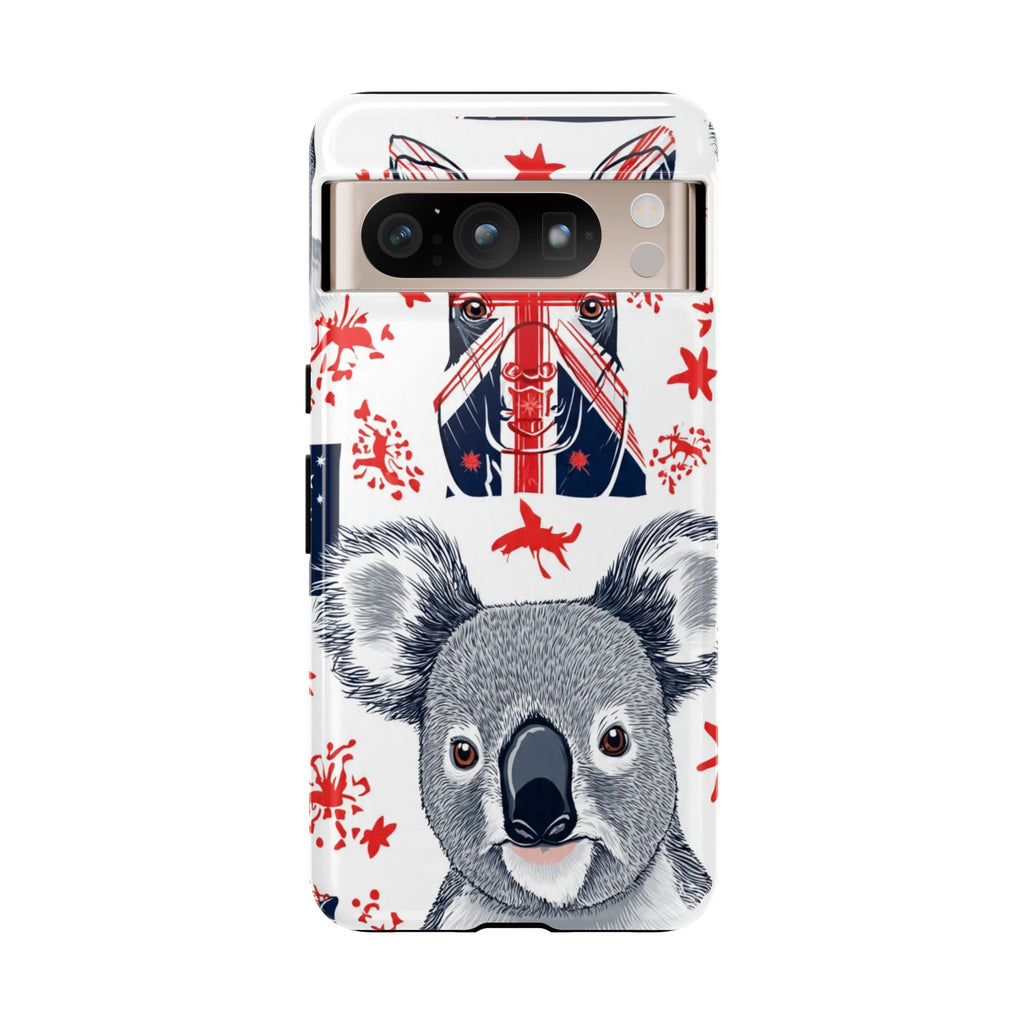 Koala Australia Flag Phone Case - Cute Aussie Animal Protective Case