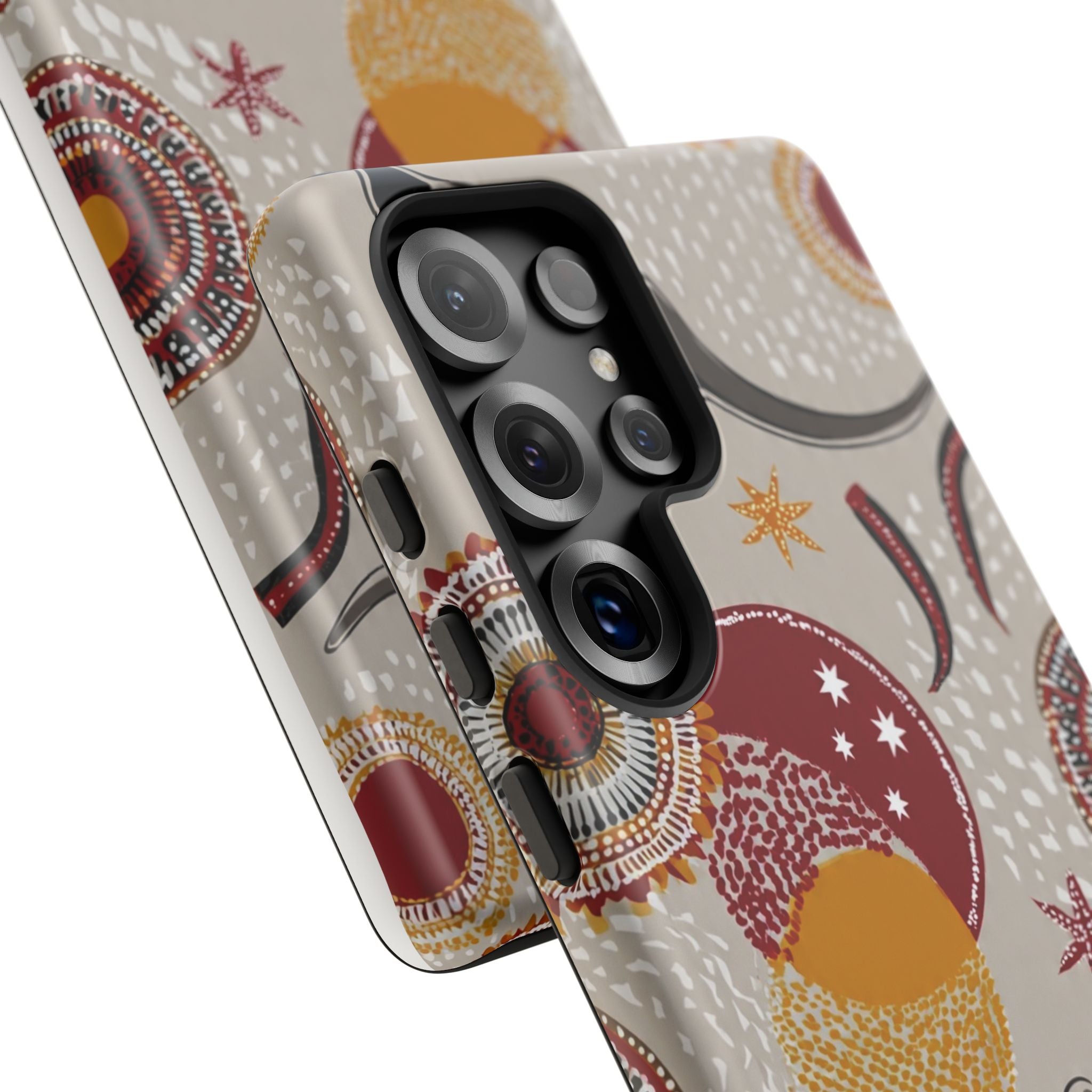 Kangaroo & Koala Aboriginal Dot Art Phone Case – Protective Tough Case