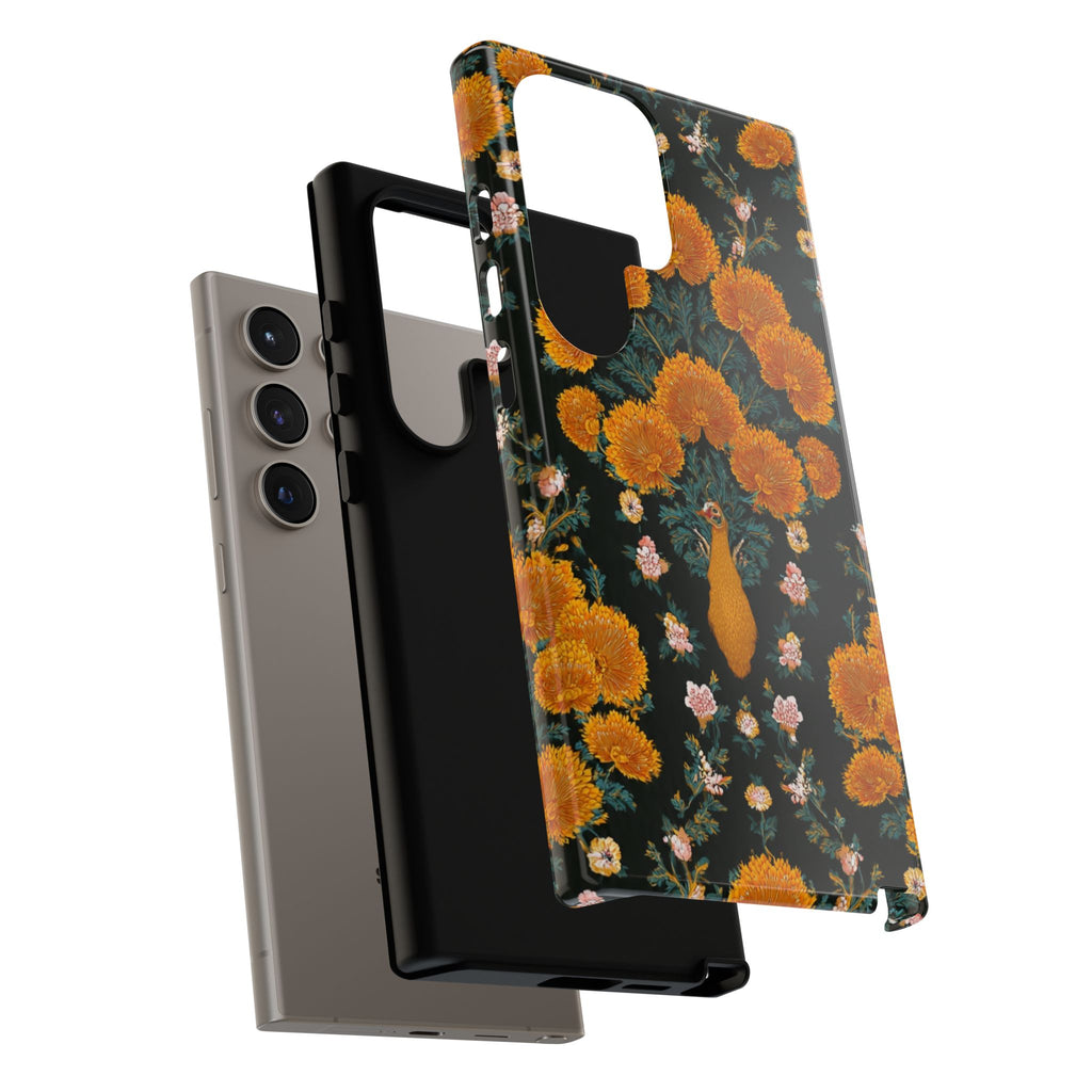 Marigold Mirror Phone Case — Floral Protective Phone Cover