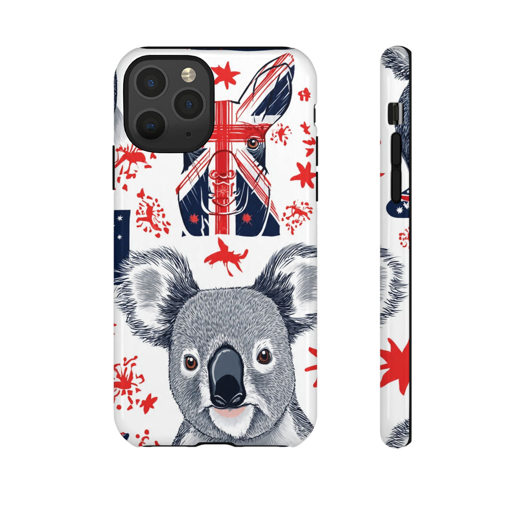 Koala Australia Flag Phone Case - Cute Aussie Animal Protective Case