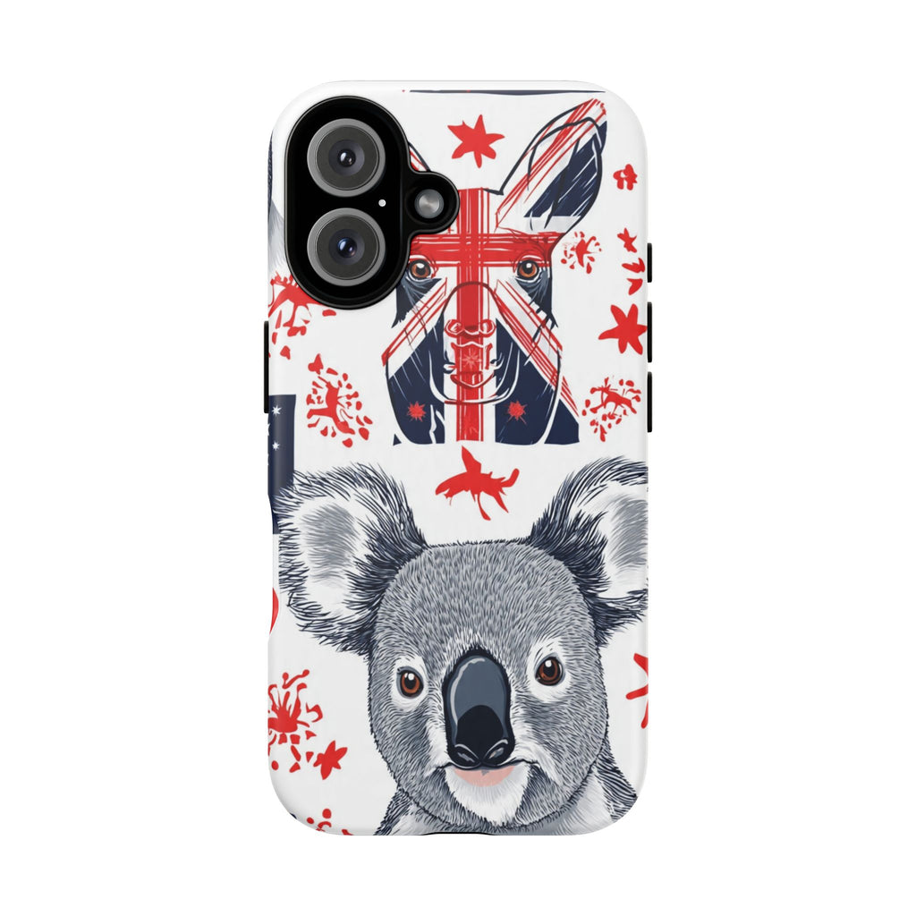 Koala Australia Flag Phone Case - Cute Aussie Animal Protective Case