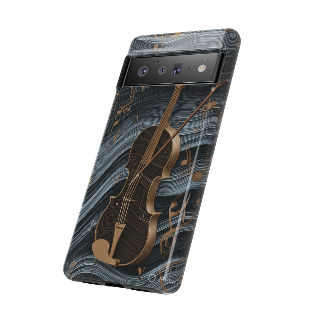 Violin Melody Tough Phone Case — Musical Instrument Art Protective Cover