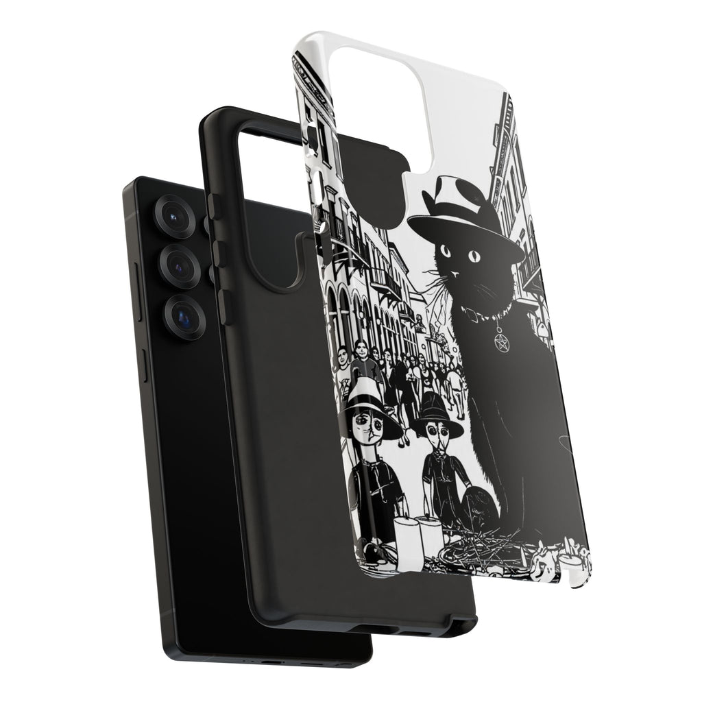 Phone Case — Noir Cat Street Art Design