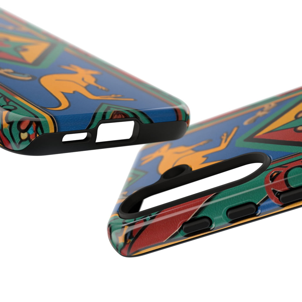 Kangaroo Tribal Pattern Tough Phone Case