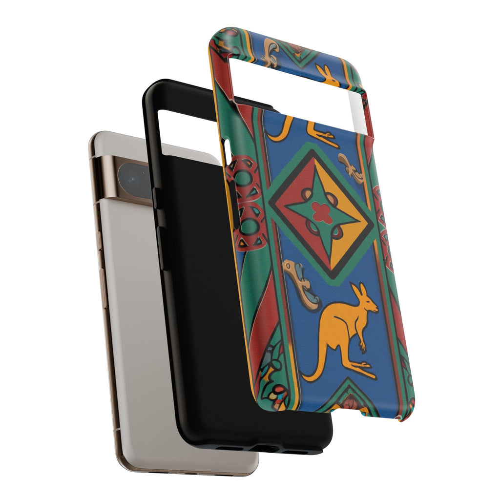 Kangaroo Tribal Pattern Tough Phone Case