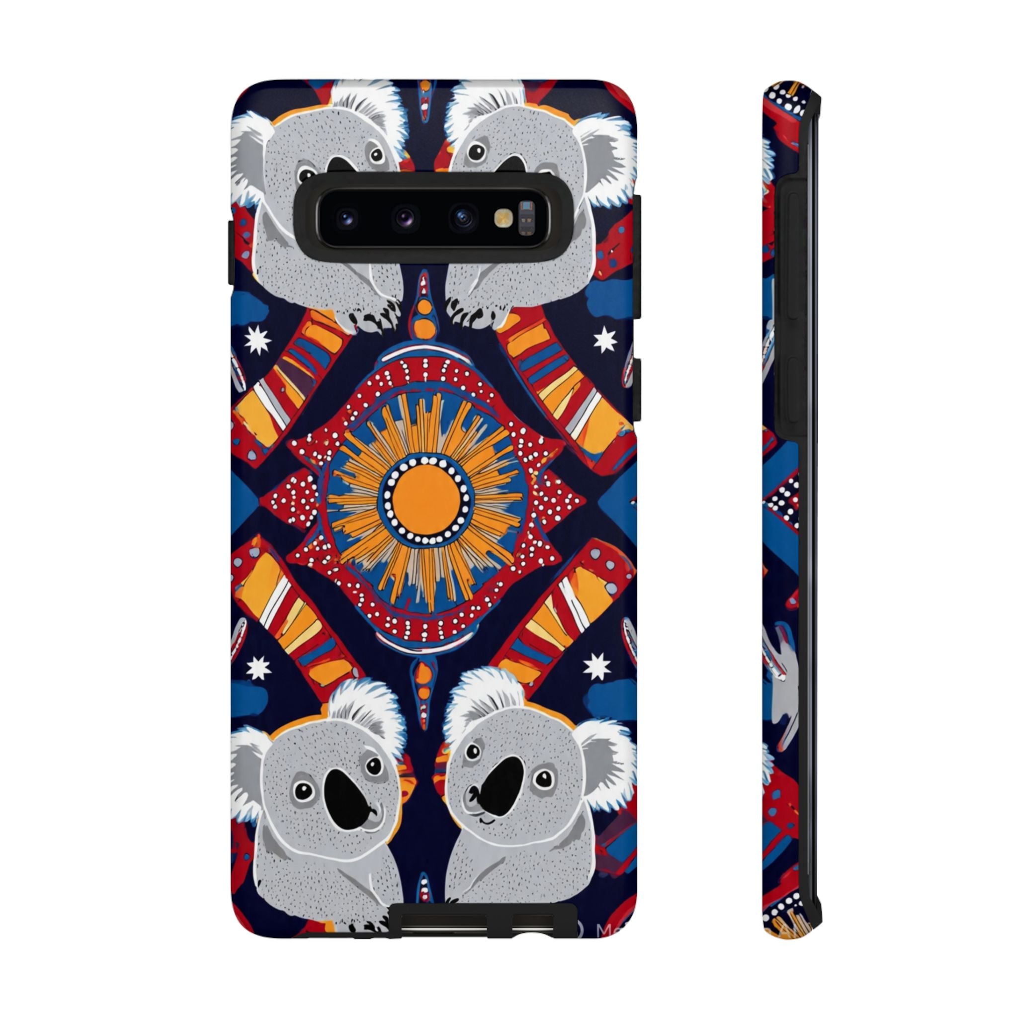 Koala Pattern Phone Case — Cute Indigenous-Inspired Design