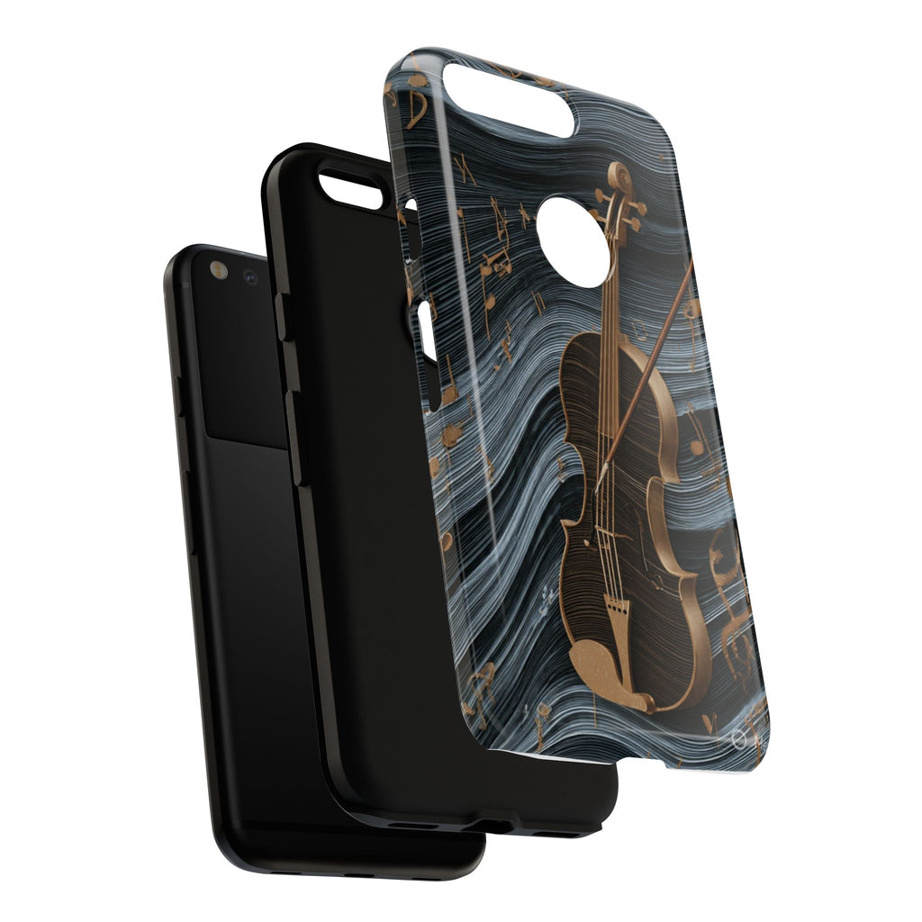 Violin Melody Tough Phone Case — Musical Instrument Art Protective Cover