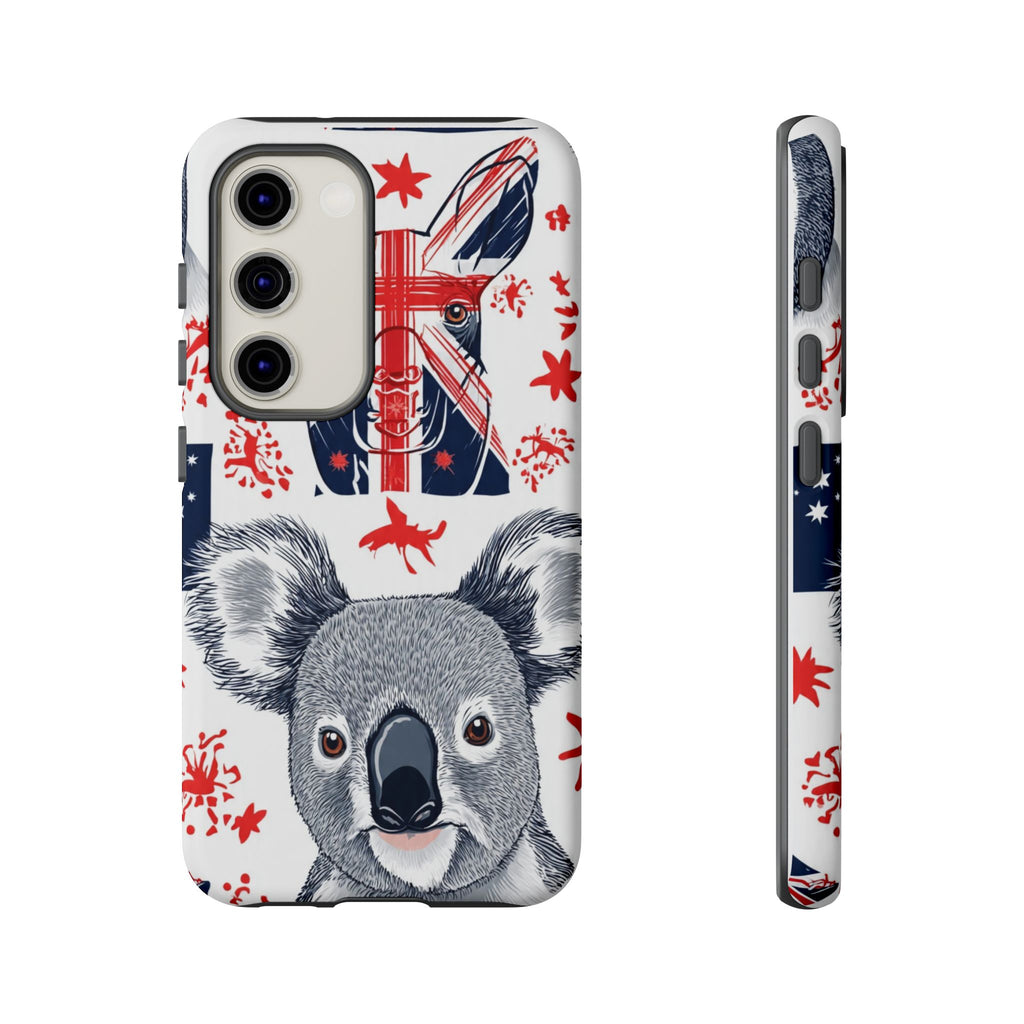 Koala Australia Flag Phone Case - Cute Aussie Animal Protective Case