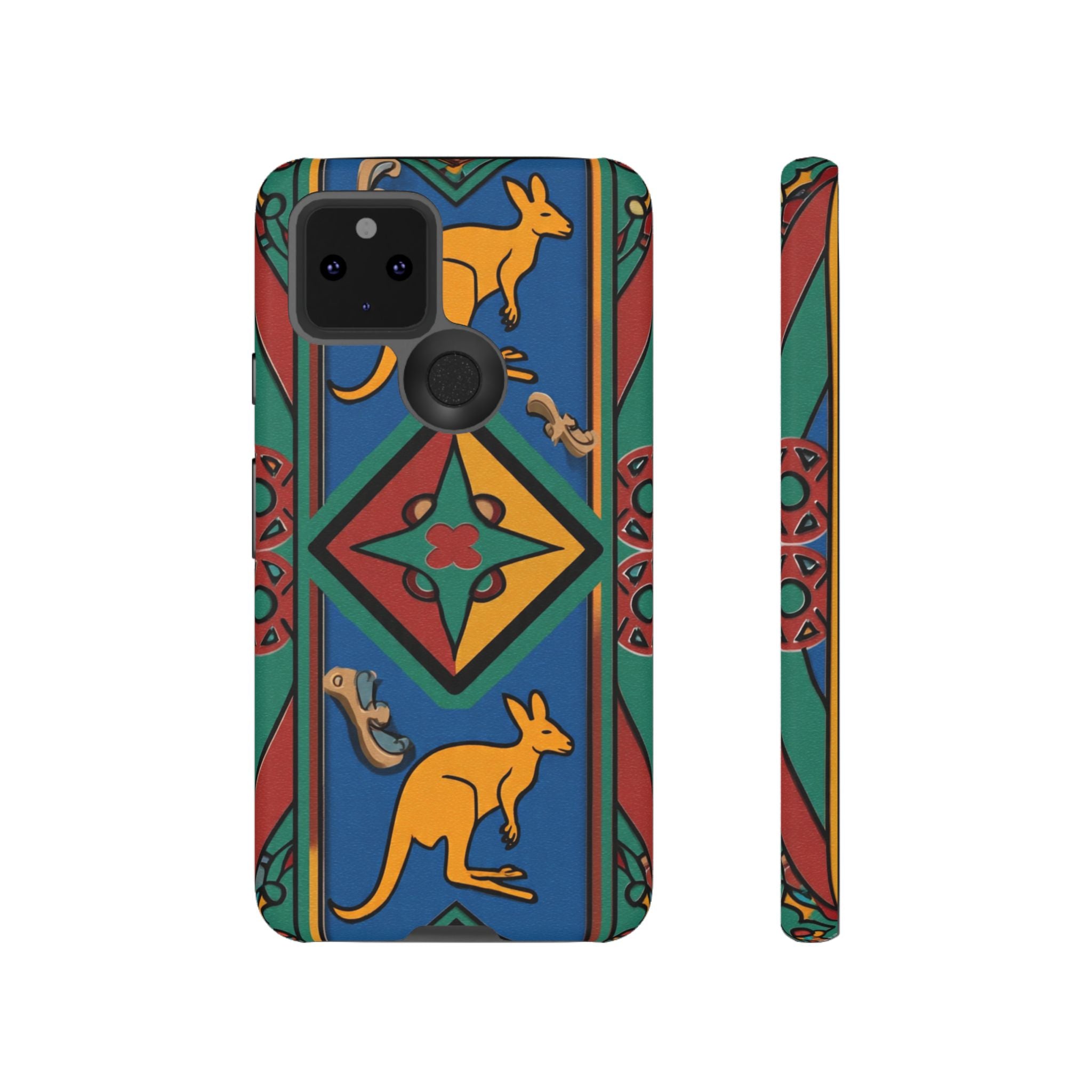 Kangaroo Tribal Pattern Tough Phone Case