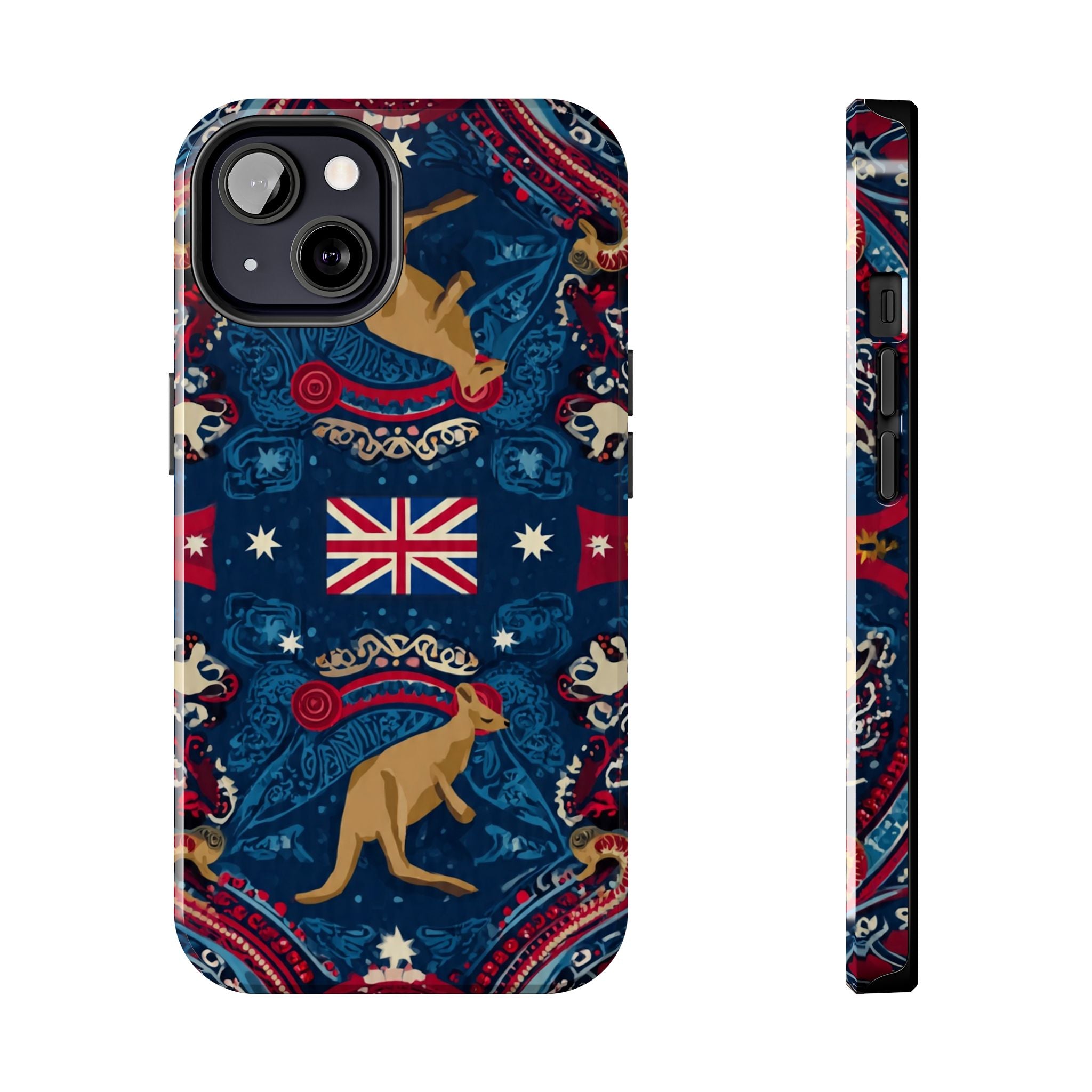 Australian Kangaroo Flag Tough Phone Case - Protective Patriotic iPhone Cover