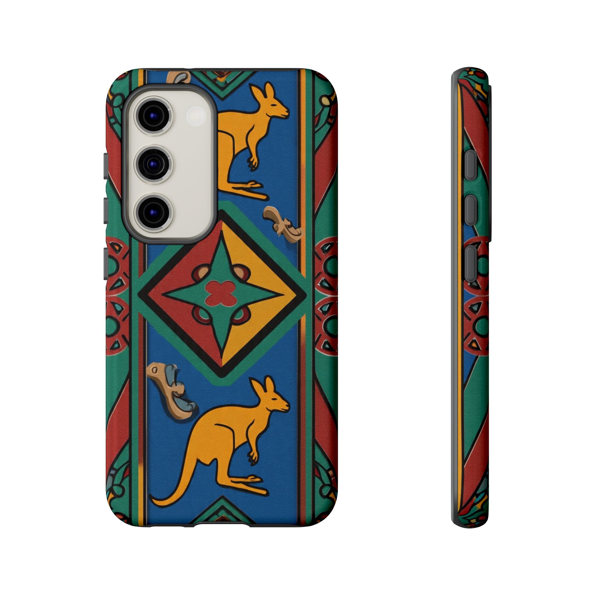 Kangaroo Tribal Pattern Tough Phone Case