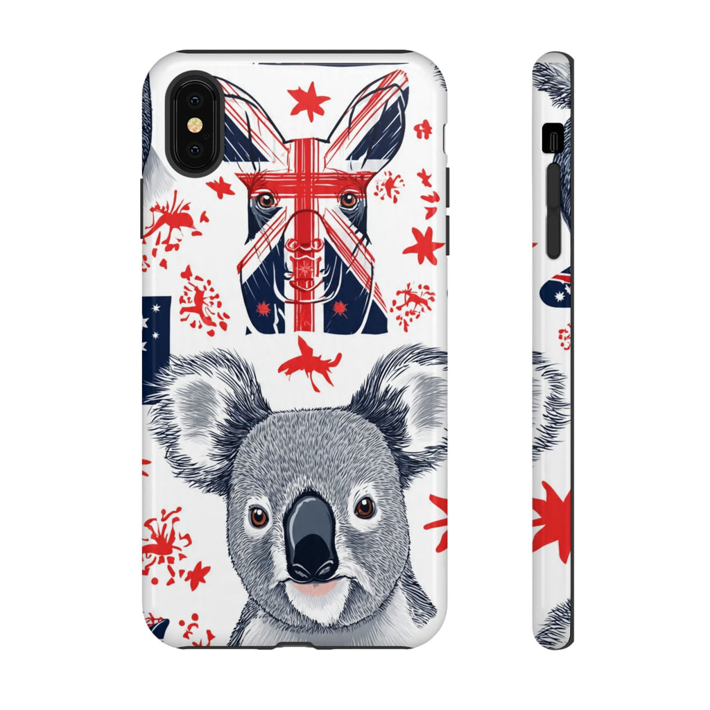 Koala Australia Flag Phone Case - Cute Aussie Animal Protective Case