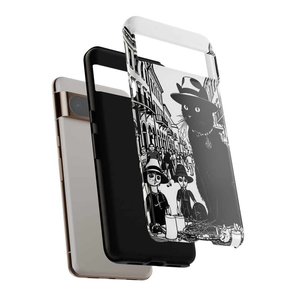 Phone Case — Noir Cat Street Art Design