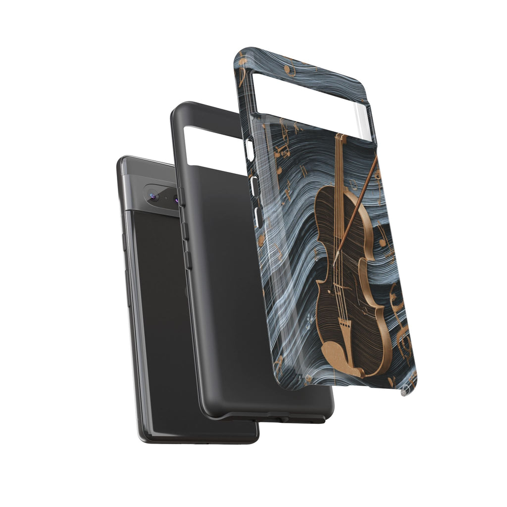 Violin Melody Tough Phone Case — Musical Instrument Art Protective Cover