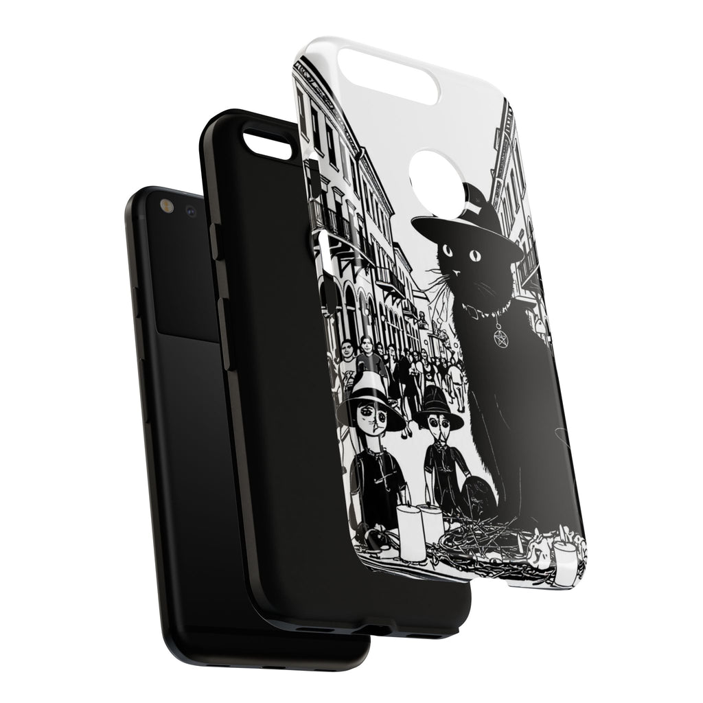 Phone Case — Noir Cat Street Art Design