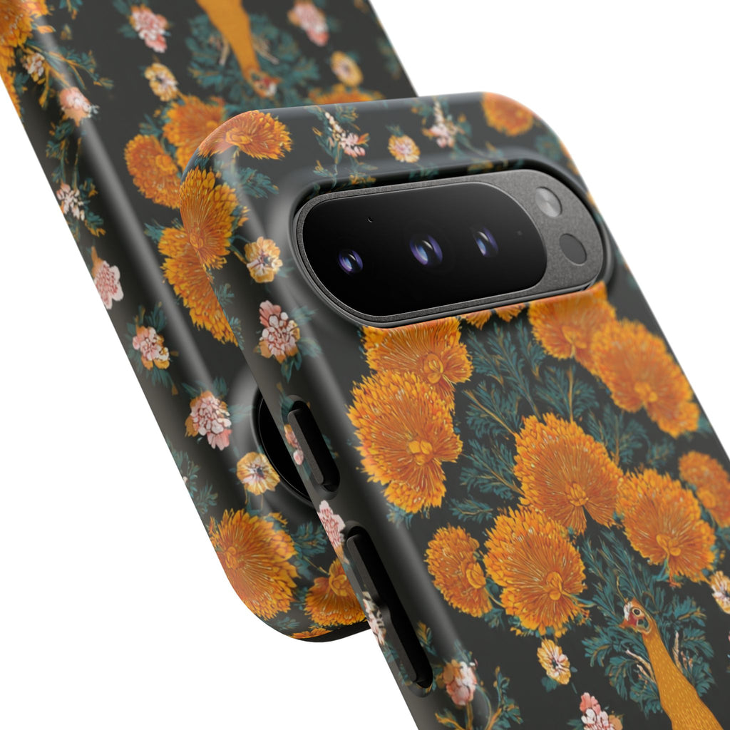 Marigold Mirror Phone Case — Floral Protective Phone Cover