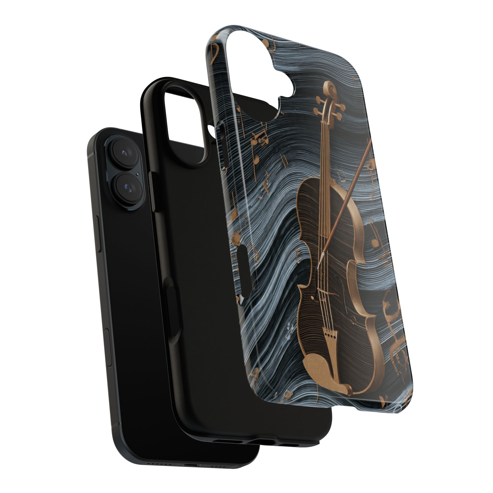 Violin Melody Tough Phone Case — Musical Instrument Art Protective Cover