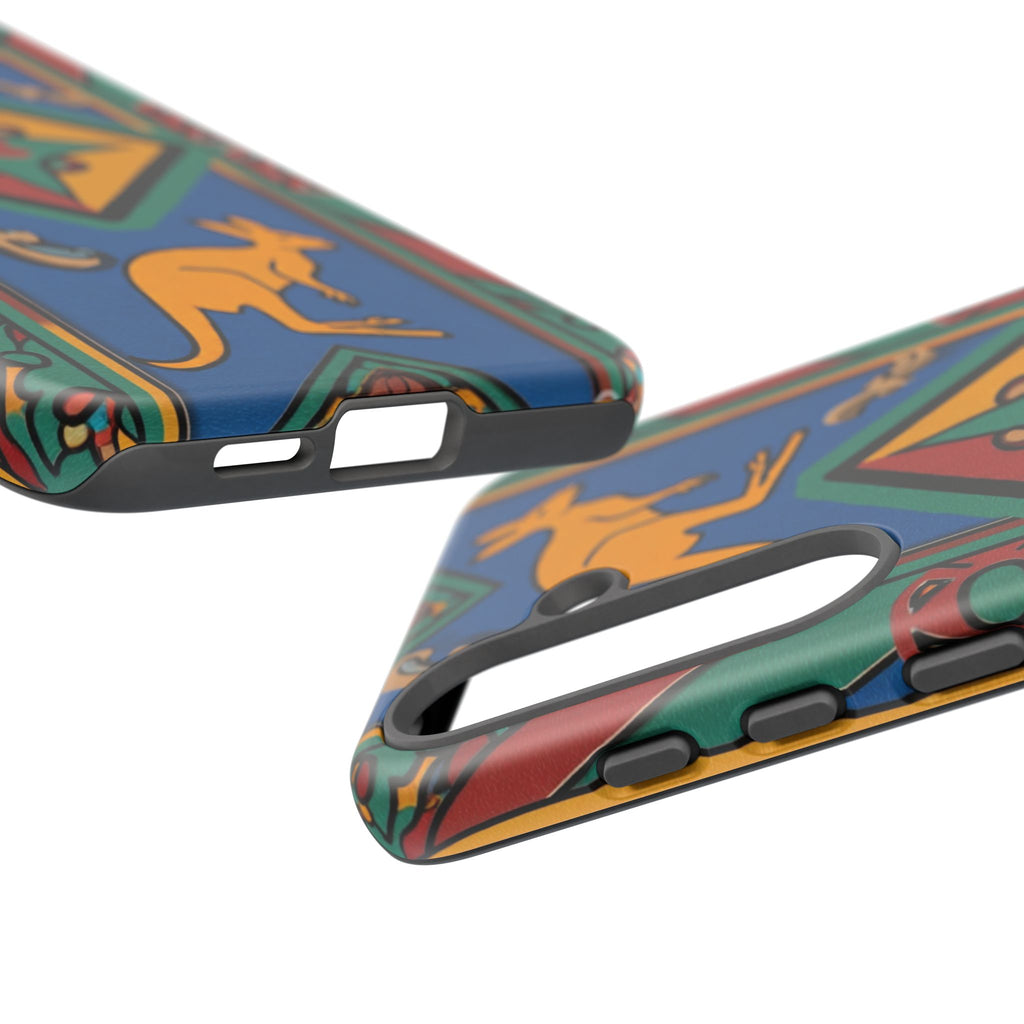 Kangaroo Tribal Pattern Tough Phone Case