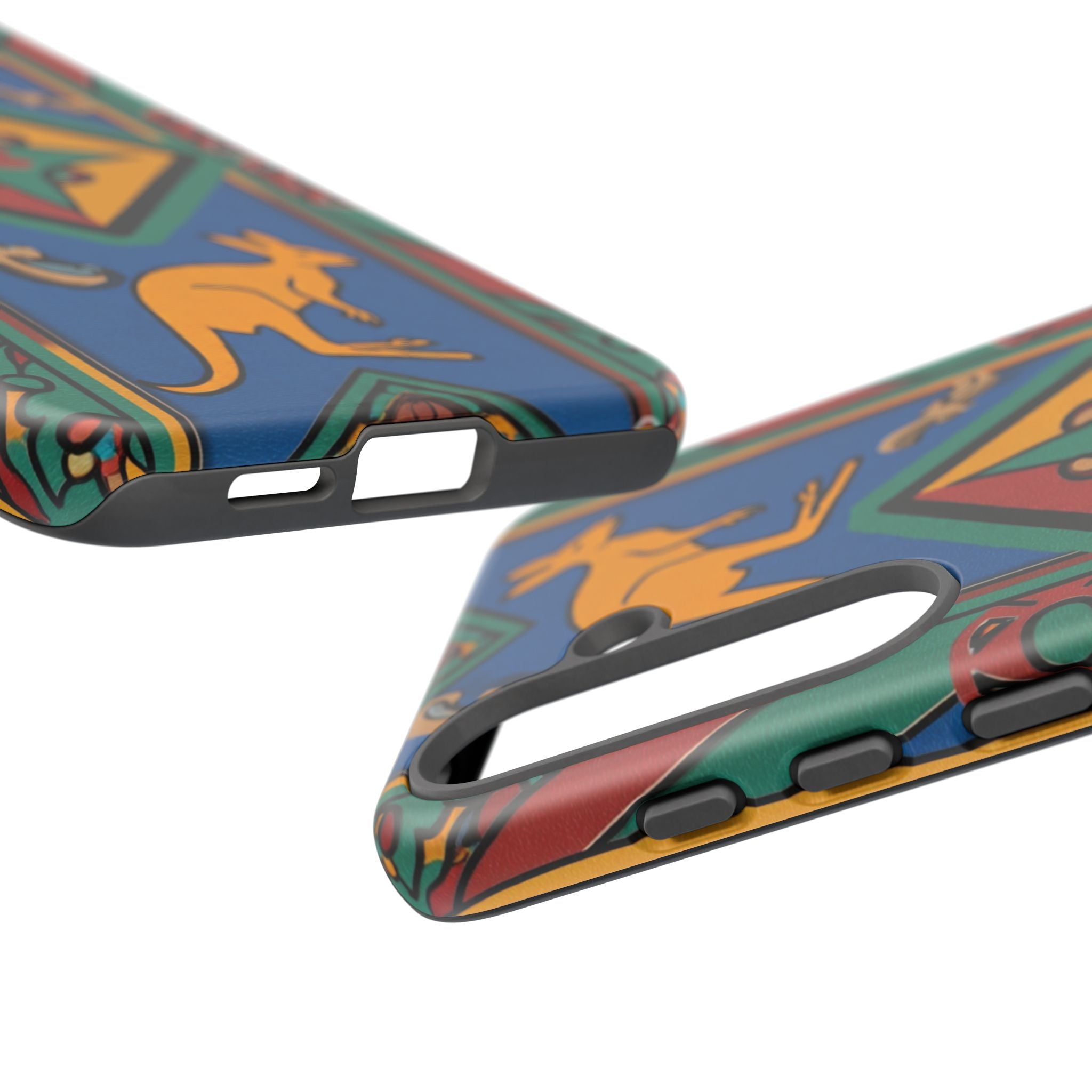 Kangaroo Tribal Pattern Tough Phone Case