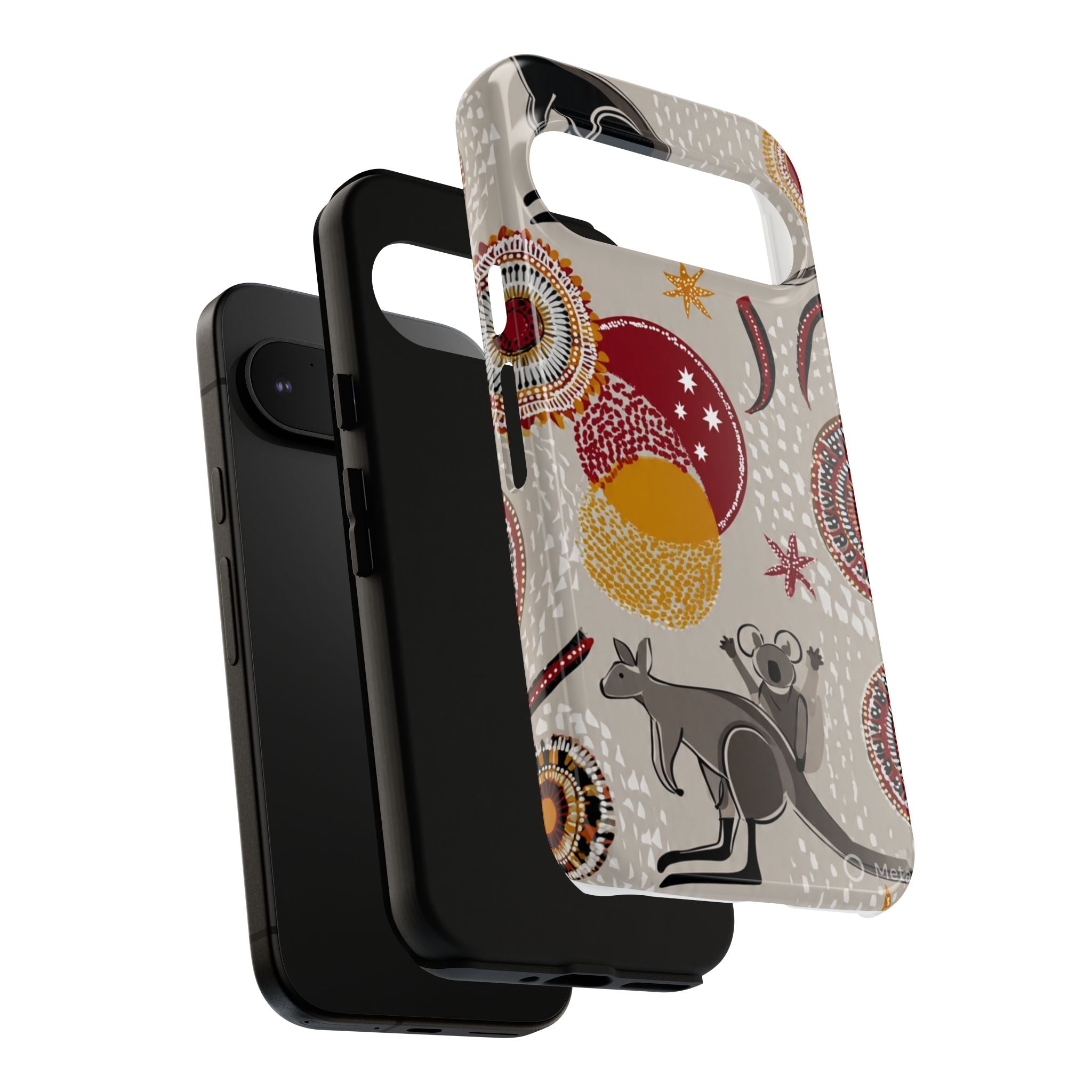 Kangaroo & Koala Aboriginal Dot Art Phone Case – Protective Tough Case