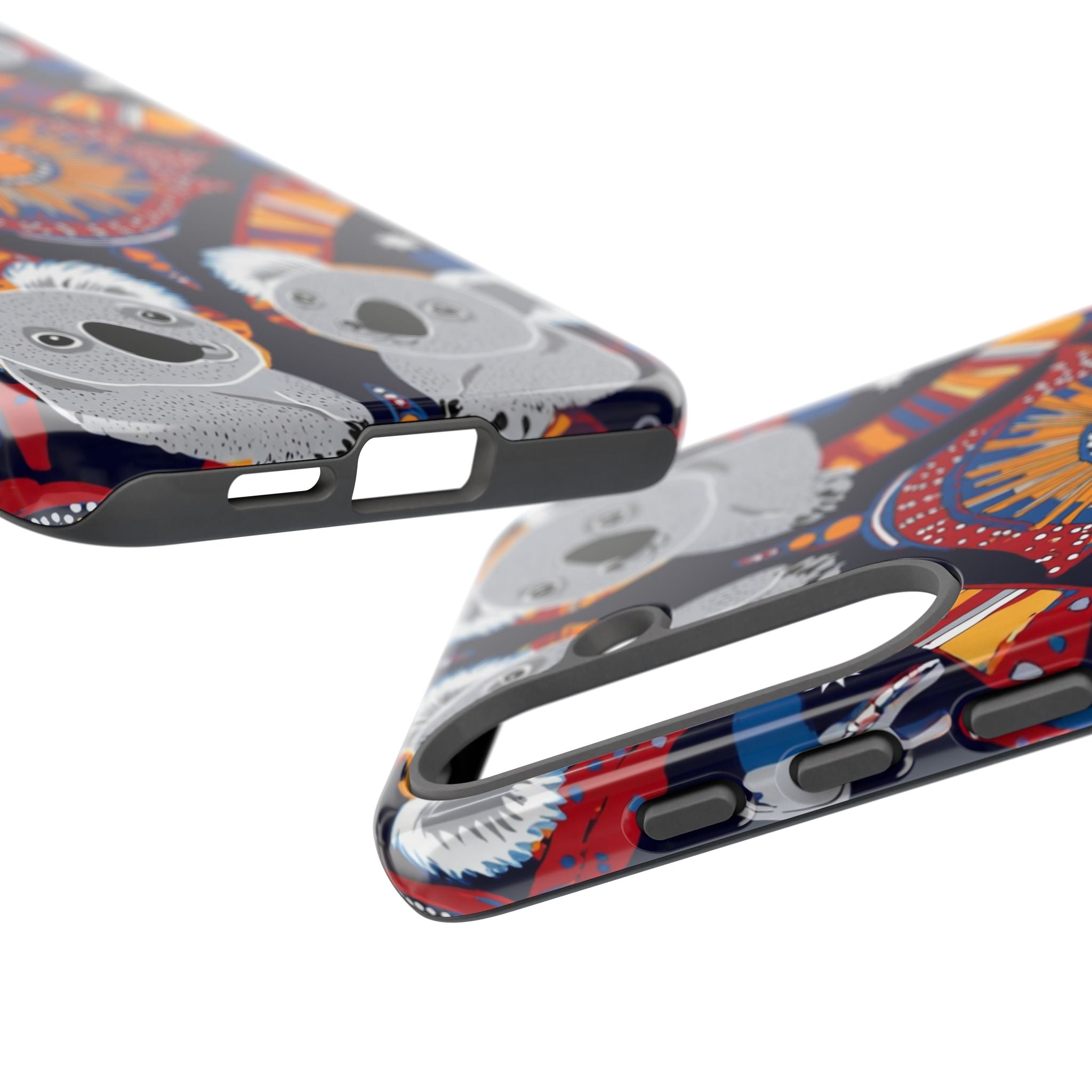 Koala Pattern Phone Case — Cute Indigenous-Inspired Design