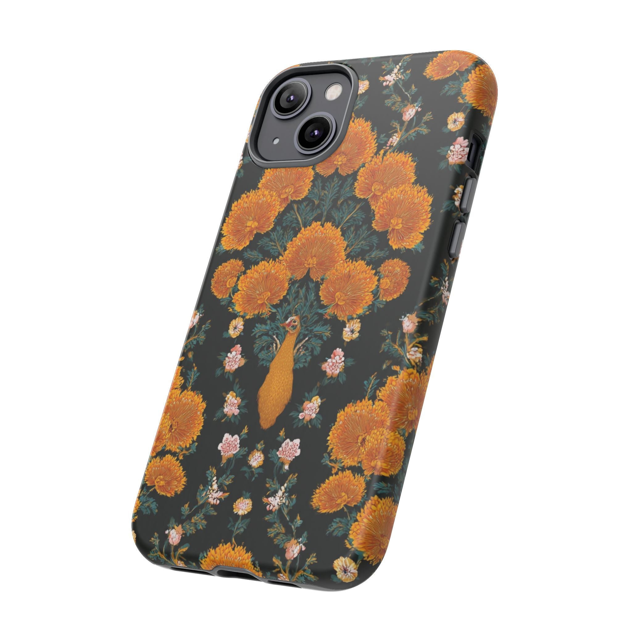 Marigold Mirror Phone Case — Floral Protective Phone Cover