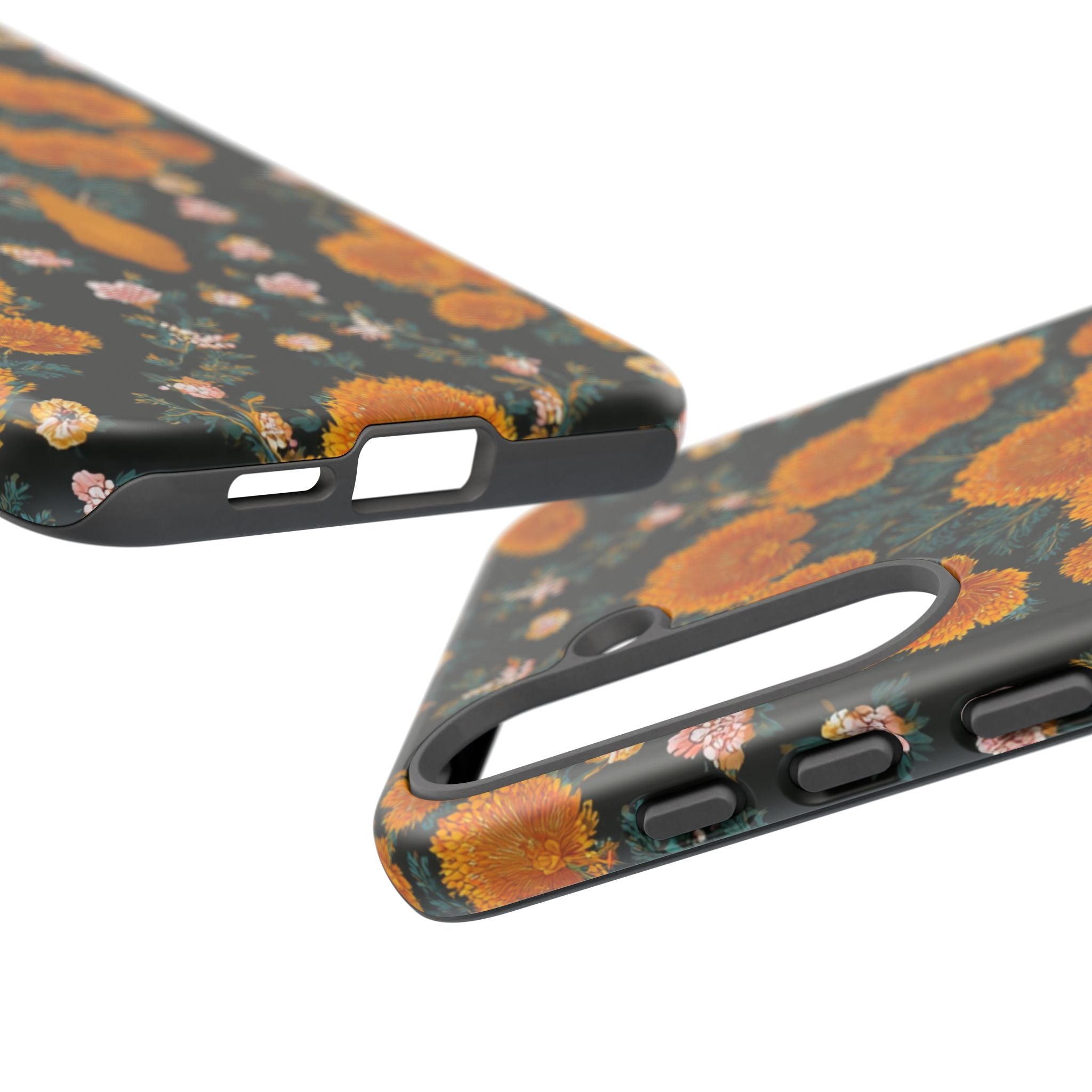 Marigold Mirror Phone Case — Floral Protective Phone Cover