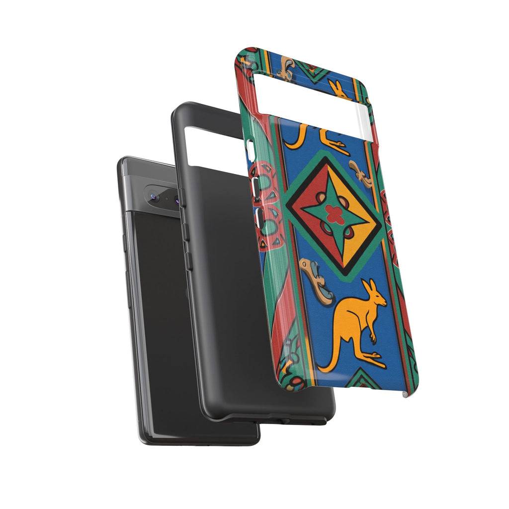 Kangaroo Tribal Pattern Tough Phone Case